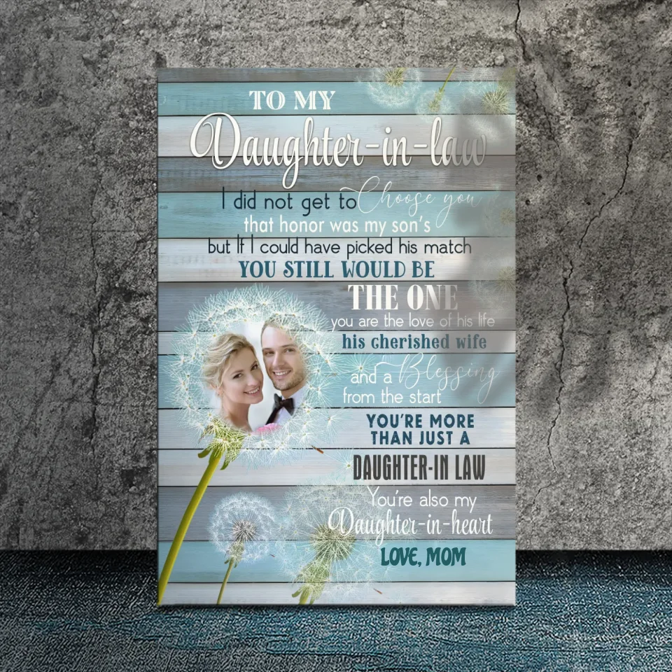 Customizable Canvas for Daughter-in-Law: A Heartfelt Gift from 89Prints