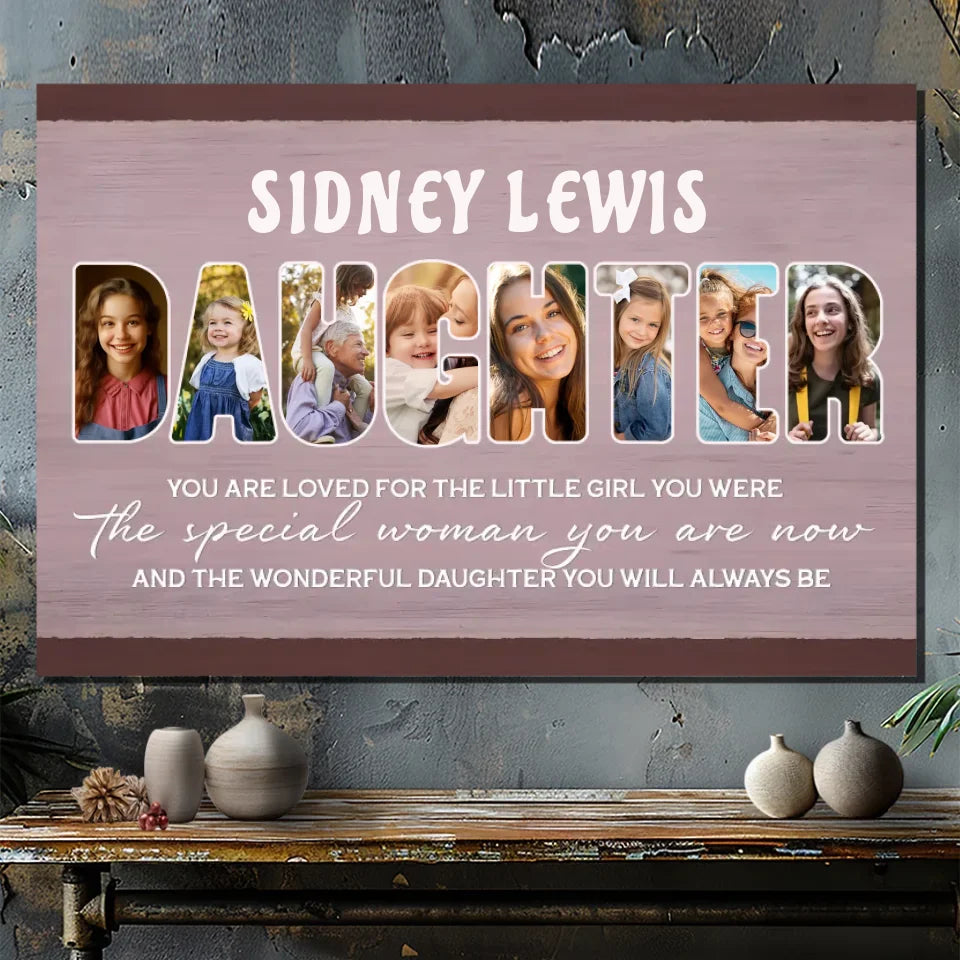 Personalized Canvas for Daughters: Celebrating Her Past, Present & Future