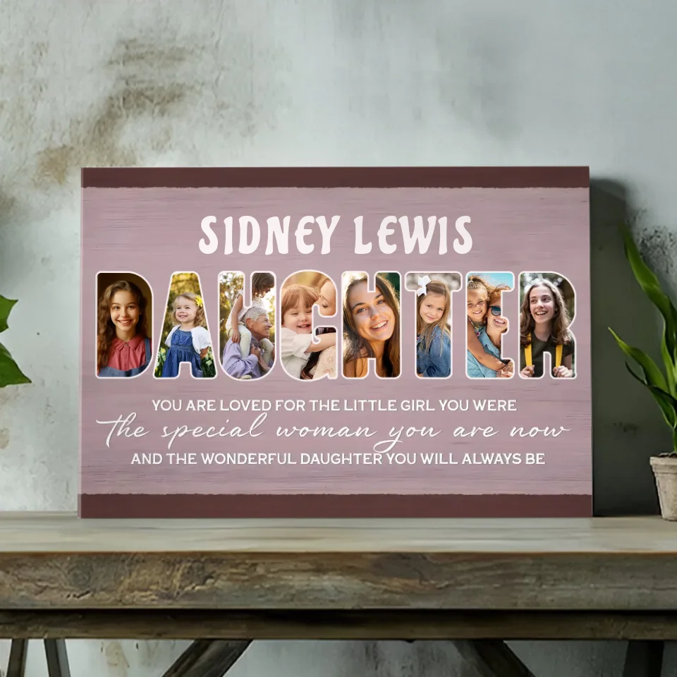 Personalized Canvas for Daughters: Celebrating Her Past, Present & Future