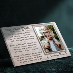 Personalized Father-Daughter Canvas: A Heartfelt Tribute to Daddy’s Love | 89Prints