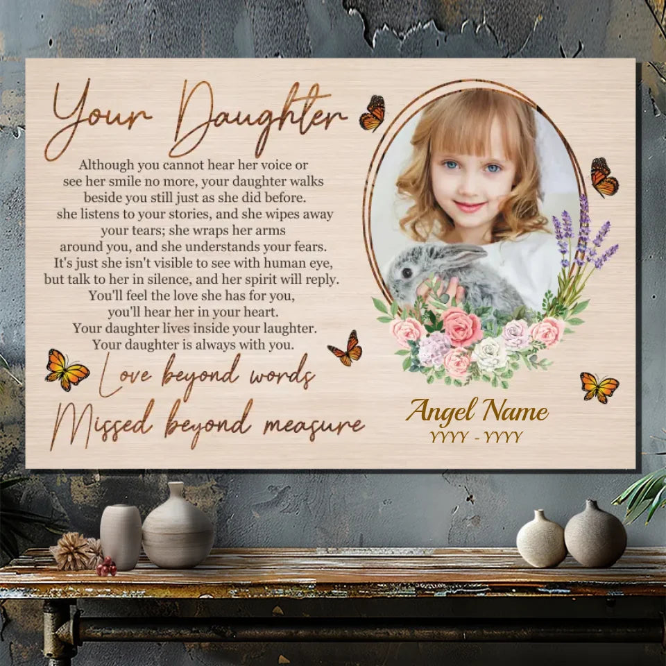 89Prints: Honor Your Daughter’s Memory with a Custom Canvas Tribute