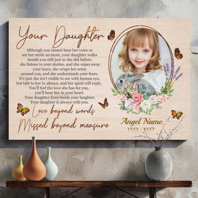 89Prints: Honor Your Daughter’s Memory with a Custom Canvas Tribute