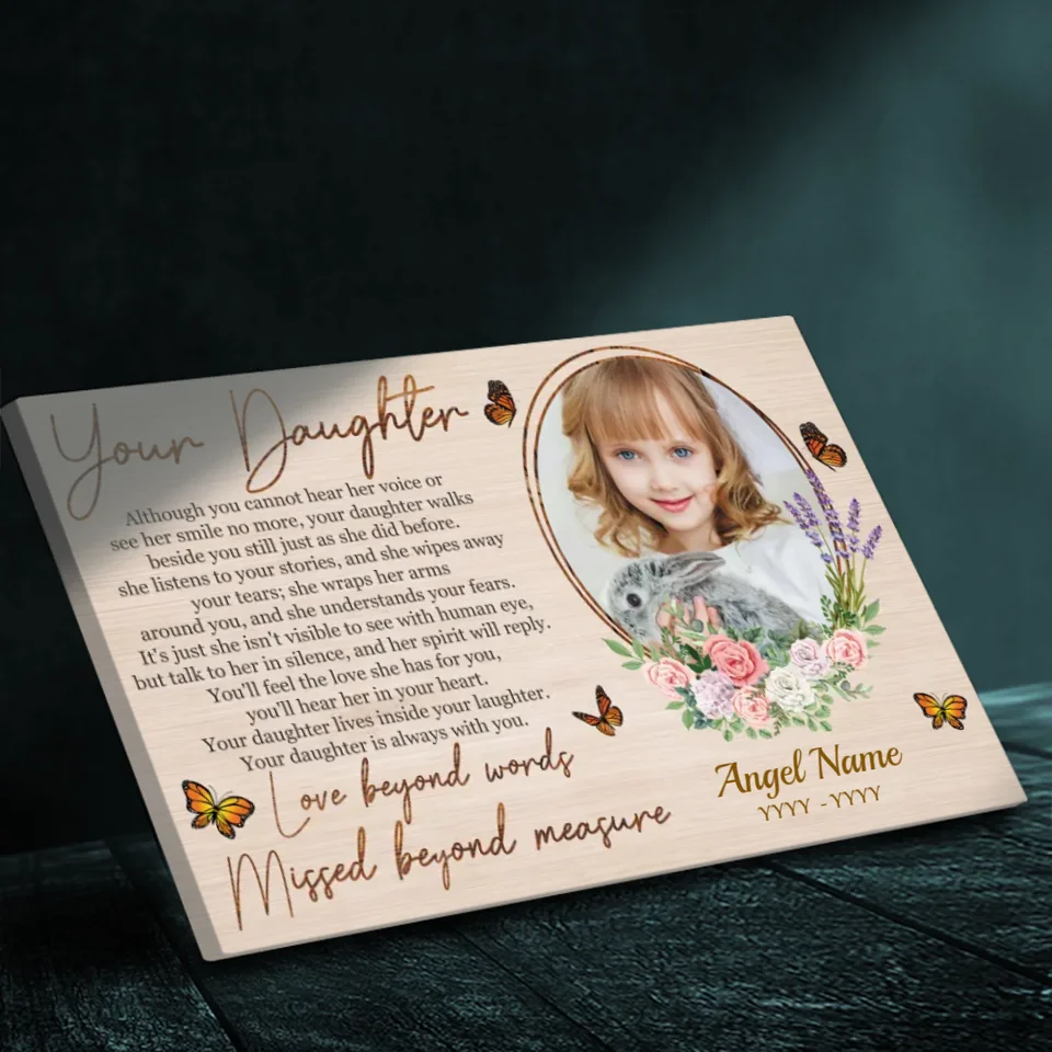 89Prints: Honor Your Daughter’s Memory with a Custom Canvas Tribute