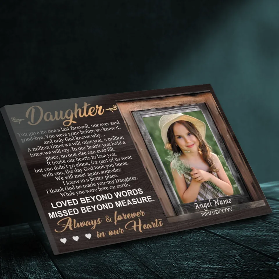 Celebrate Your Daughter’s Eternal Love with Custom Canvas Art | 89Prints