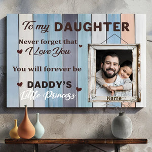Custom Canvas for Your Little Princess: A Heartfelt Message - 89Prints