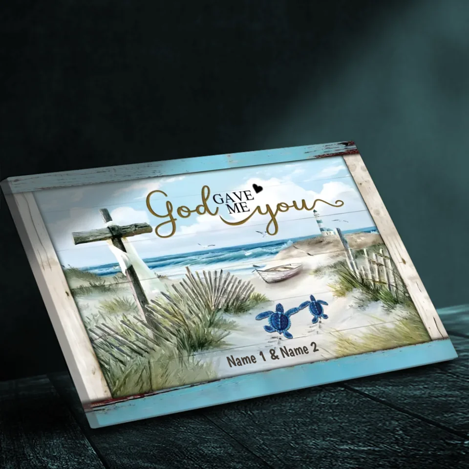 Personalized Wedding Canvas – Gifted by God’s Love – 89Prints