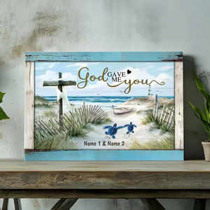 Personalized Wedding Canvas – Gifted by God’s Love – 89Prints