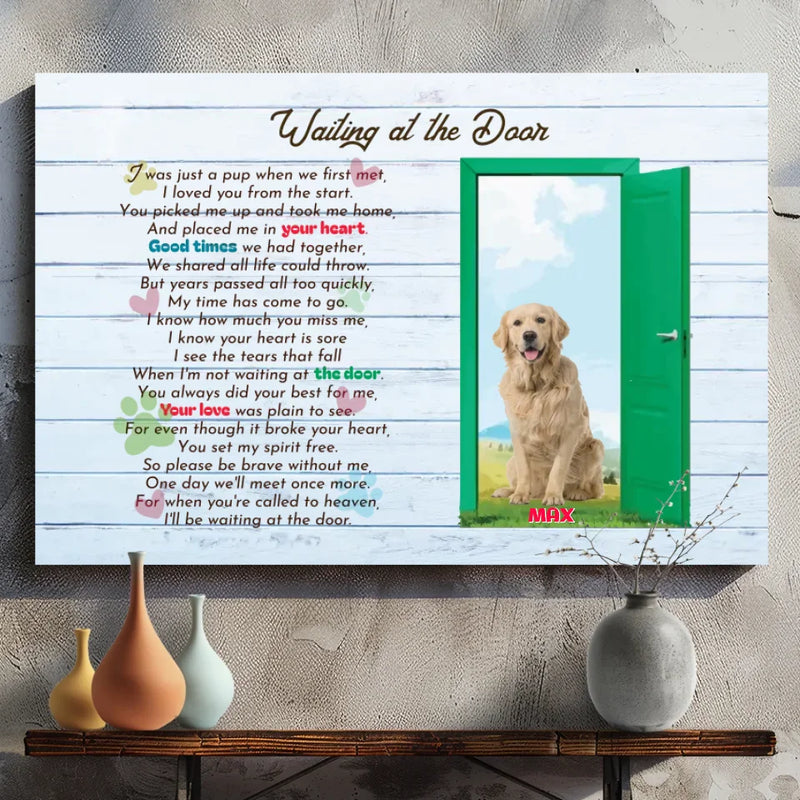 Waiting at the Door - A Tribute to Our Beloved Pet by 89Prints