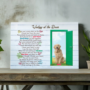 Waiting at the Door - A Tribute to Our Beloved Pet by 89Prints