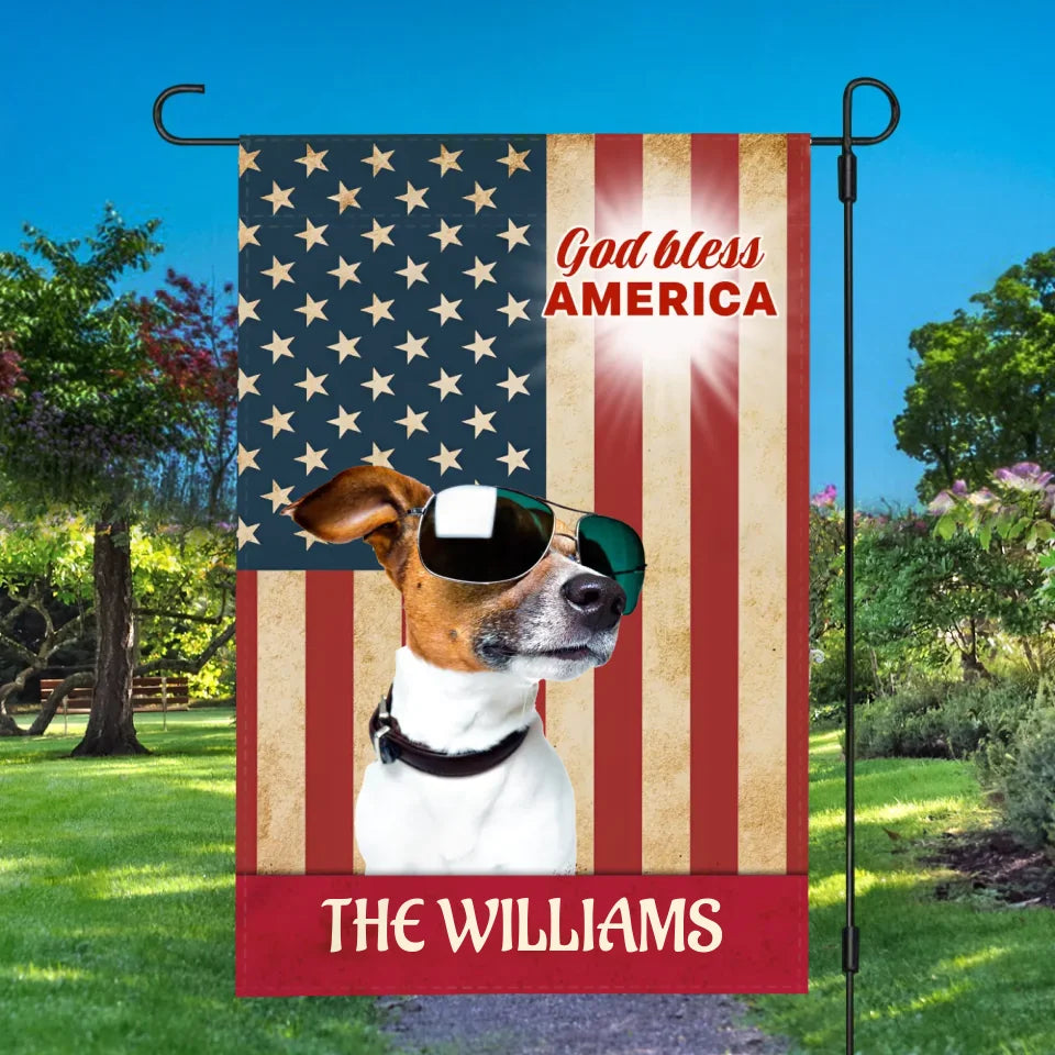 Patriotic Custom Dog Flag – 