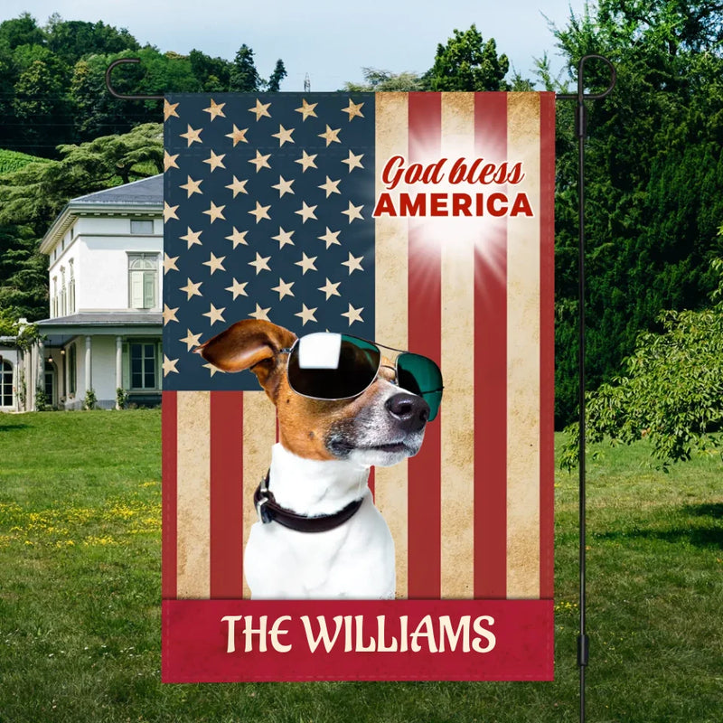Patriotic Custom Dog Flag – 