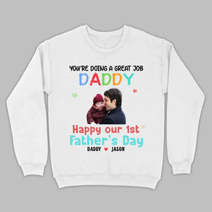 Celebrate Fatherhood with Personalized T-Shirts - Custom Names & Photos | 89Prints  Meta Description: