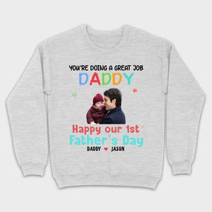 Celebrate Fatherhood with Personalized T-Shirts - Custom Names & Photos | 89Prints  Meta Description: