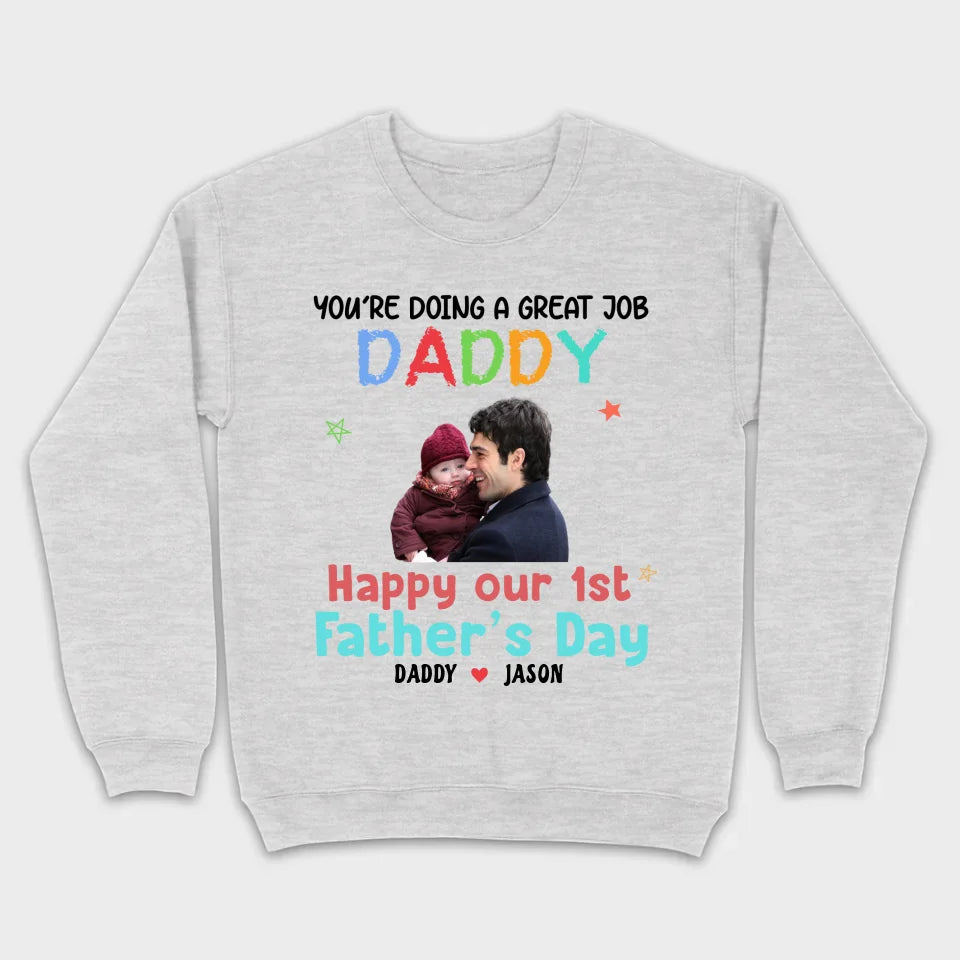 Celebrate Fatherhood with Personalized T-Shirts - Custom Names & Photos | 89Prints  Meta Description:
