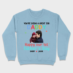 Celebrate Fatherhood with Personalized T-Shirts - Custom Names & Photos | 89Prints  Meta Description: