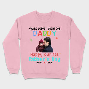 Celebrate Fatherhood with Personalized T-Shirts - Custom Names & Photos | 89Prints  Meta Description: