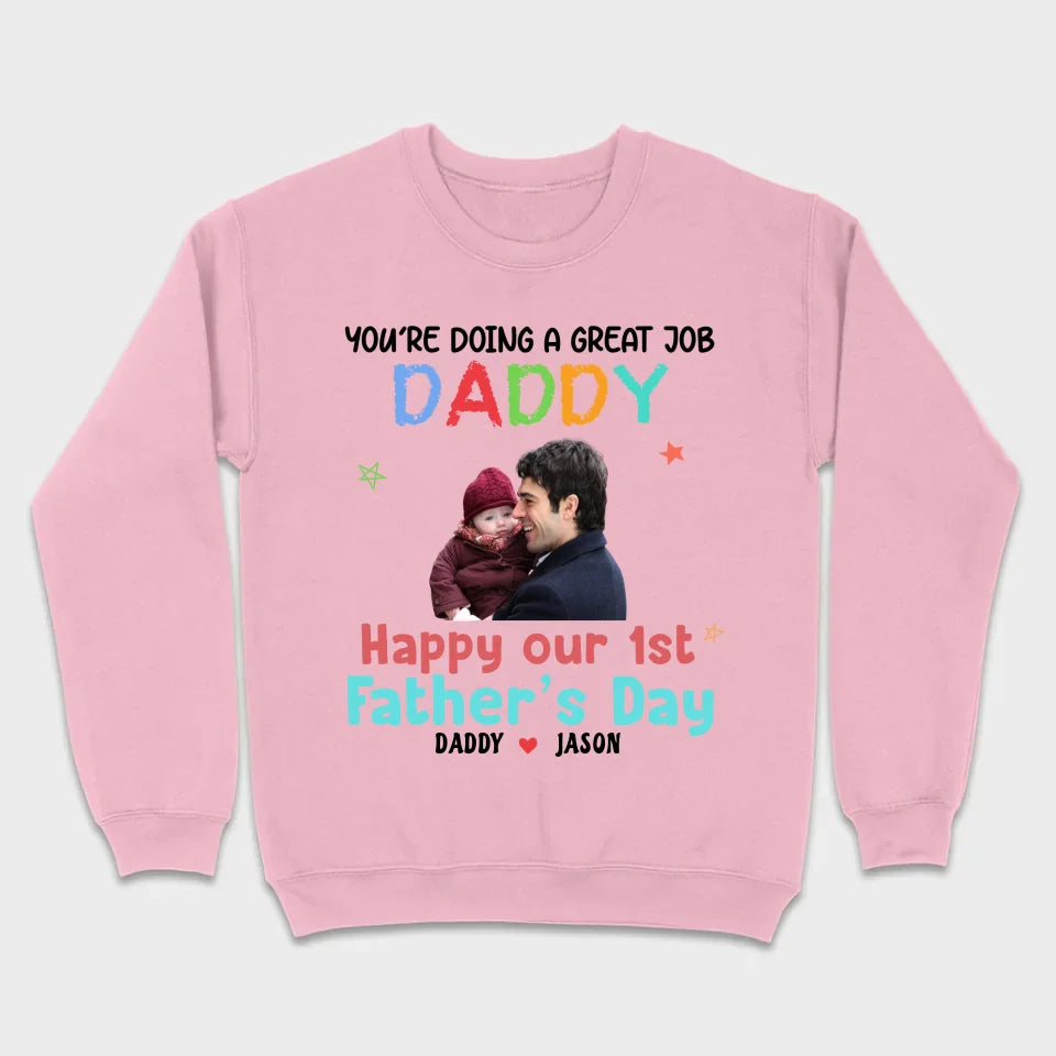 Celebrate Fatherhood with Personalized T-Shirts - Custom Names & Photos | 89Prints  Meta Description: