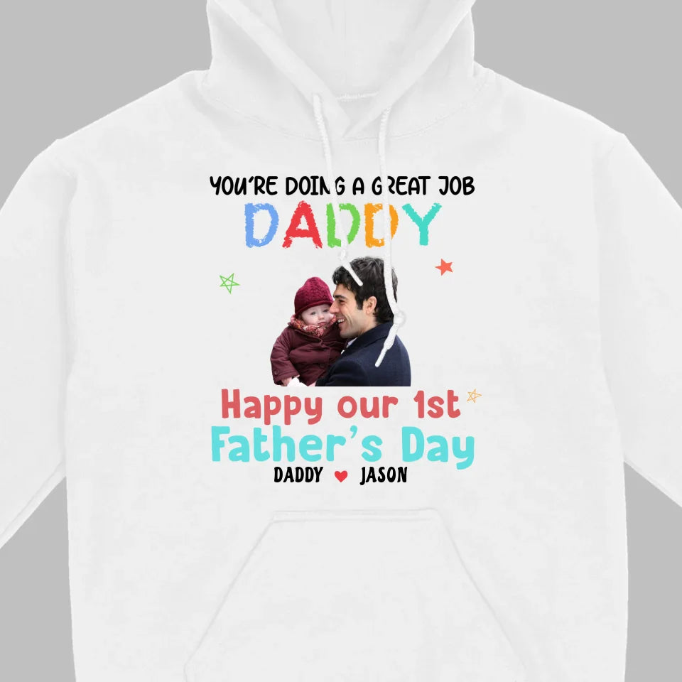 Celebrate Fatherhood with Personalized T-Shirts - Custom Names & Photos | 89Prints  Meta Description: