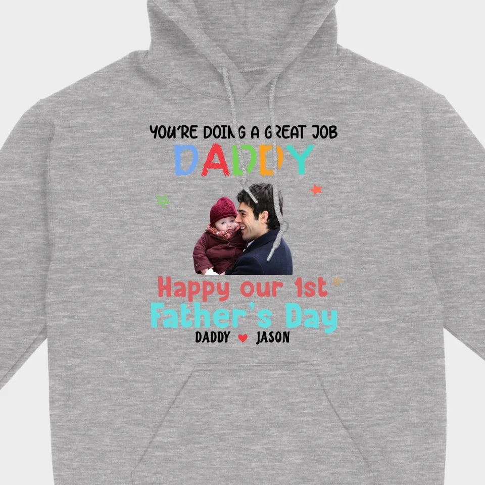 Celebrate Fatherhood with Personalized T-Shirts - Custom Names & Photos | 89Prints  Meta Description: