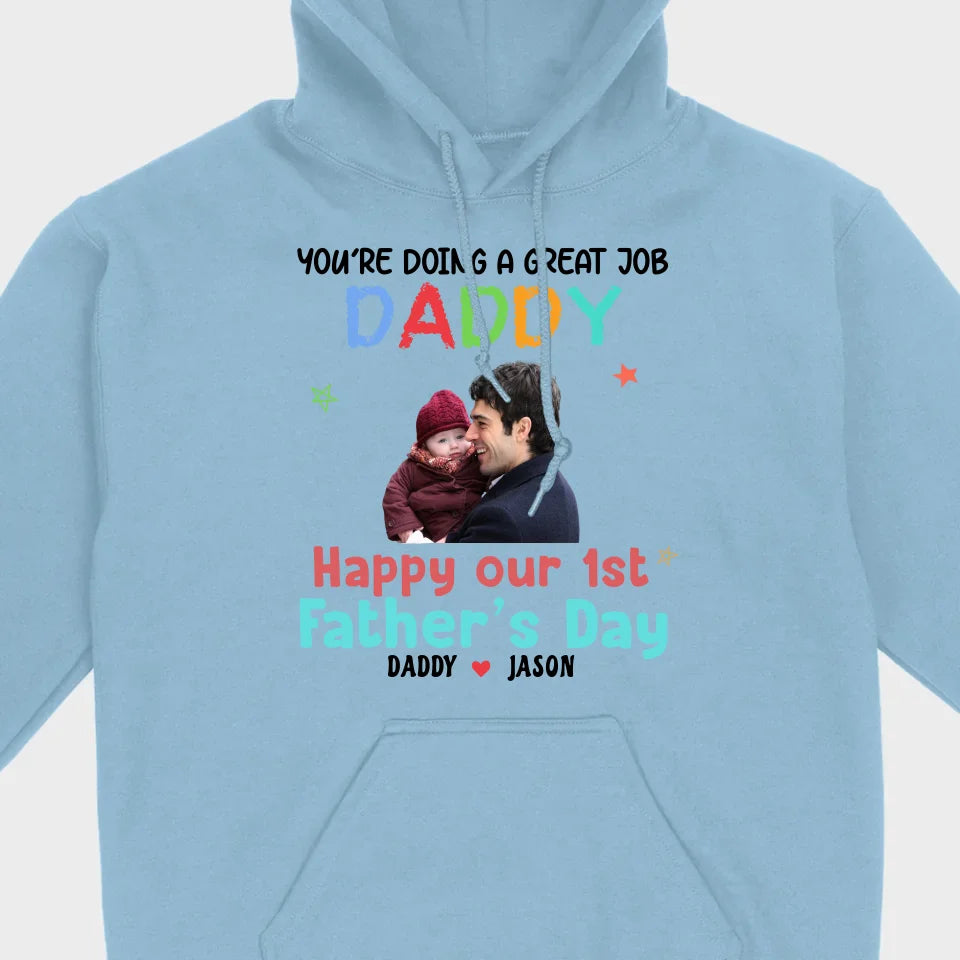 Celebrate Fatherhood with Personalized T-Shirts - Custom Names & Photos | 89Prints  Meta Description: