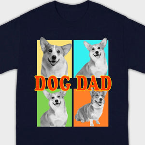Best Pet Dad/Mom - Custom Dog T-Shirt | Personalize with Your Pets on 89Prints