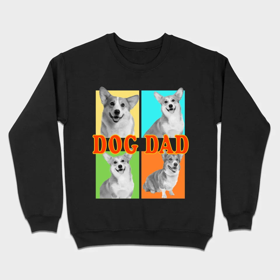 Best Pet Dad/Mom - Custom Dog T-Shirt | Personalize with Your Pets on 89Prints