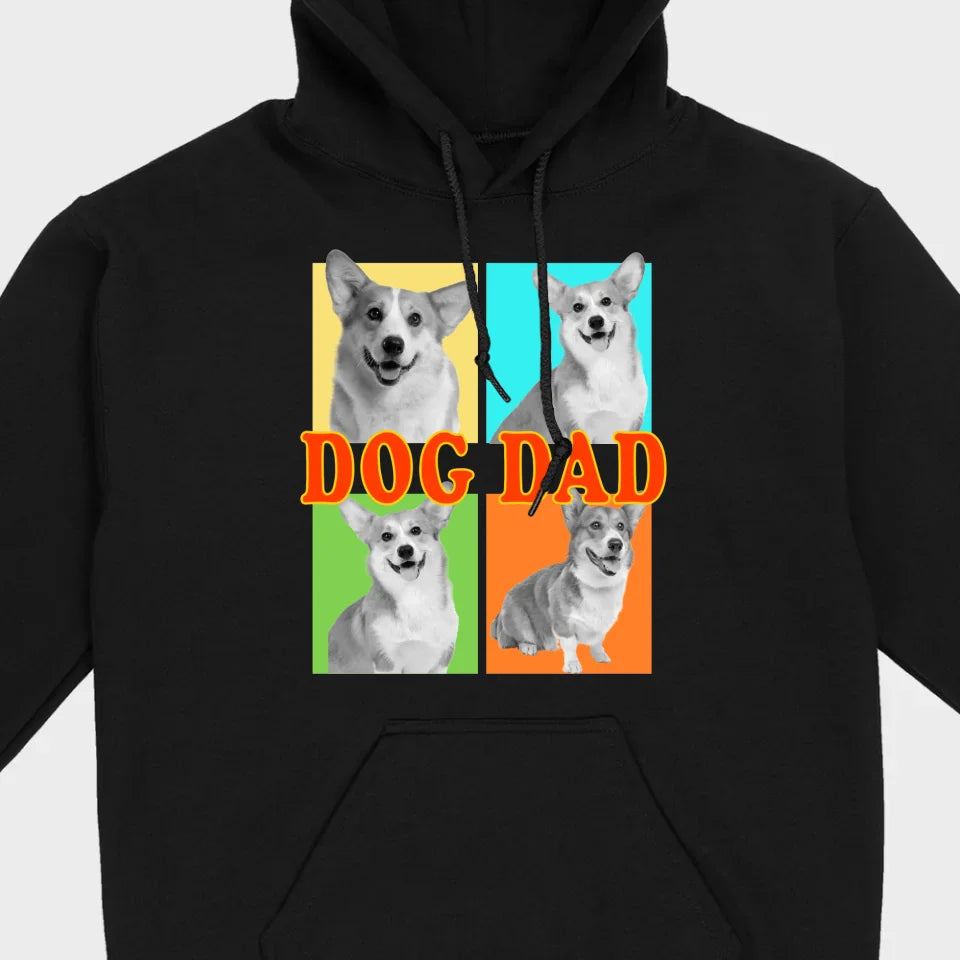 Best Pet Dad/Mom - Custom Dog T-Shirt | Personalize with Your Pets on 89Prints
