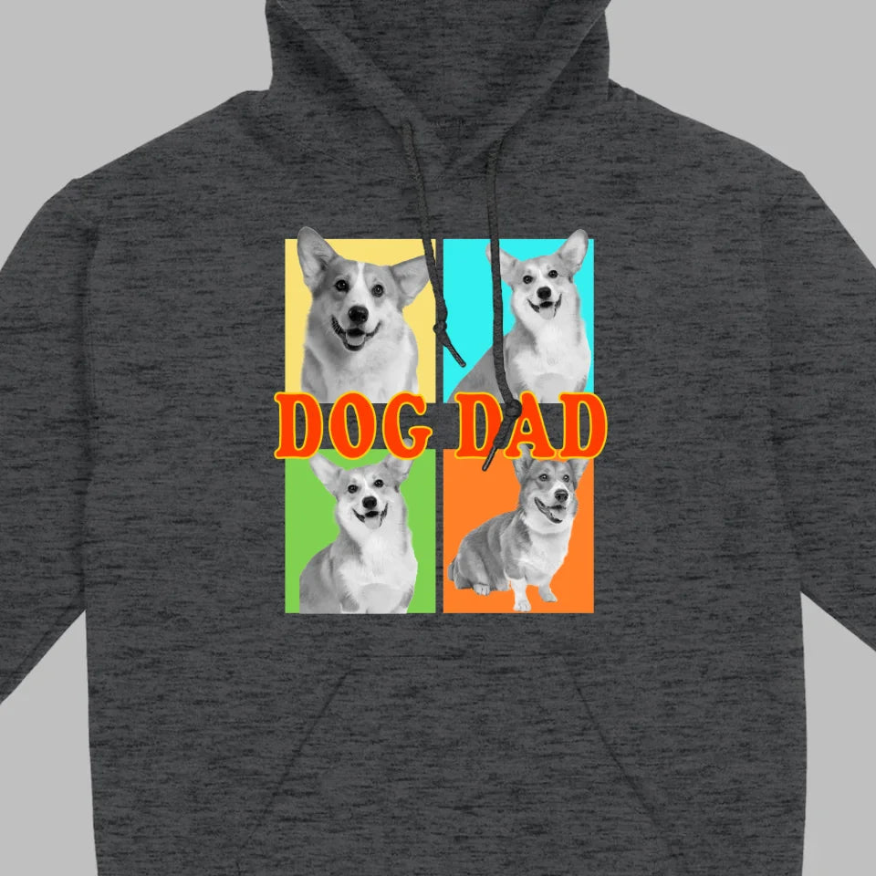 Best Pet Dad/Mom - Custom Dog T-Shirt | Personalize with Your Pets on 89Prints
