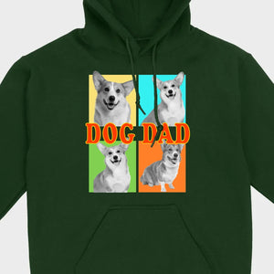 Best Pet Dad/Mom - Custom Dog T-Shirt | Personalize with Your Pets on 89Prints