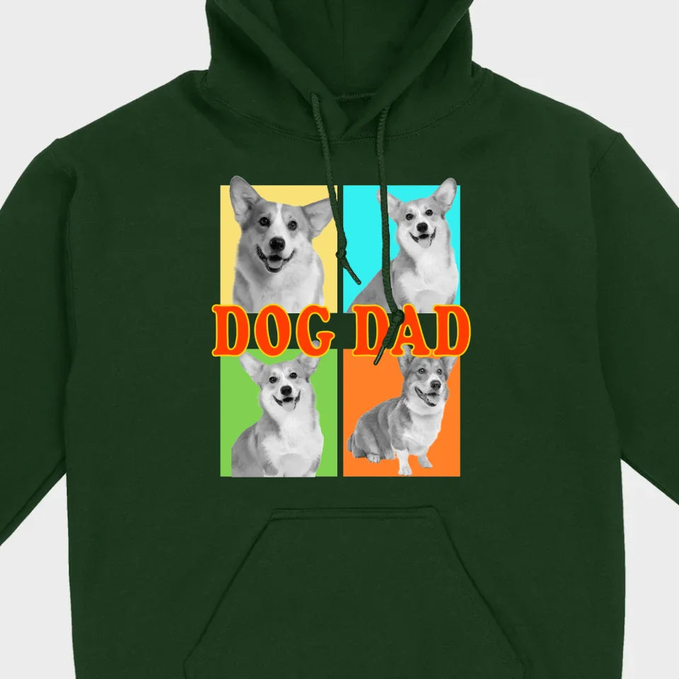 Best Pet Dad/Mom - Custom Dog T-Shirt | Personalize with Your Pets on 89Prints