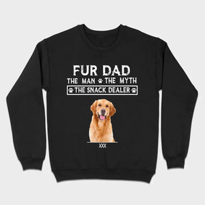 Fur Dad Custom T-Shirt – Personalize Pet Images & Names with 89Prints