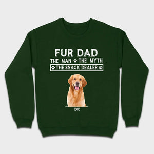Fur Dad Custom T-Shirt – Personalize Pet Images & Names with 89Prints