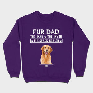 Fur Dad Custom T-Shirt – Personalize Pet Images & Names with 89Prints