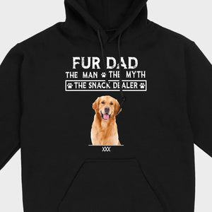 Fur Dad Custom T-Shirt – Personalize Pet Images & Names with 89Prints