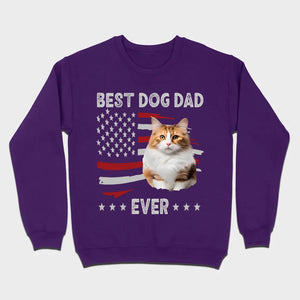 89Prints Custom Pet T-Shirt - Show Love for the 'Best Pet Dad Ever' with Personalization!