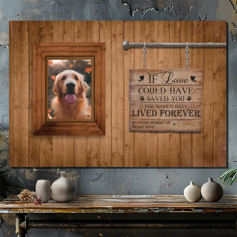 Personalized Pet Memorial Canvas – 