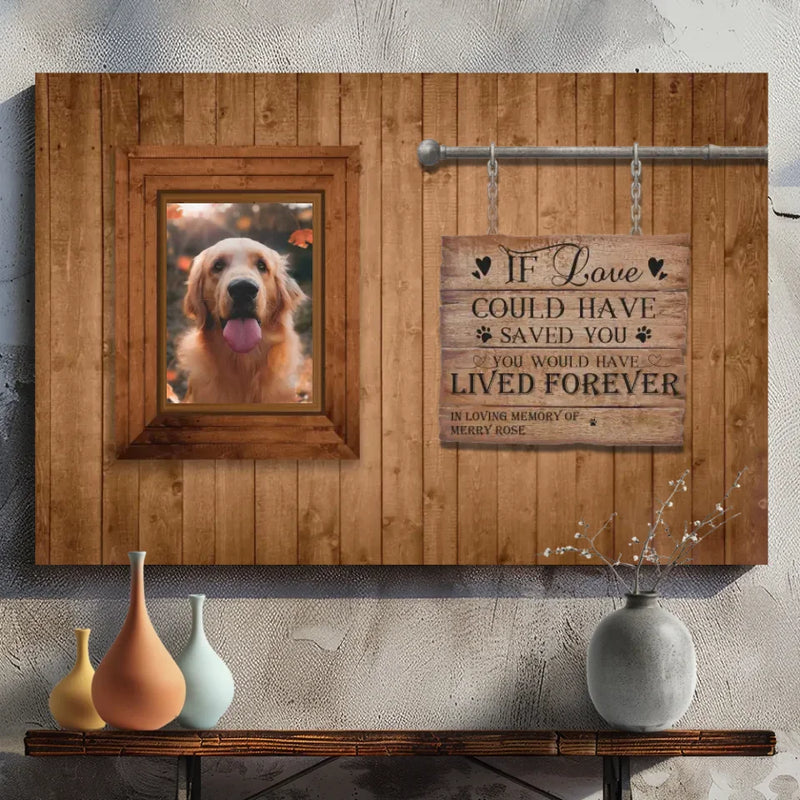 Personalized Pet Memorial Canvas – 