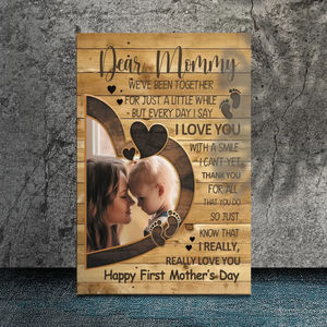 Customizable Mom Canvas - Add Your Special Moments at 89Prints