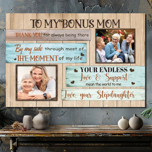 Sending My Mom Big Love: Personalized Mom Canvas Prints at 89Prints