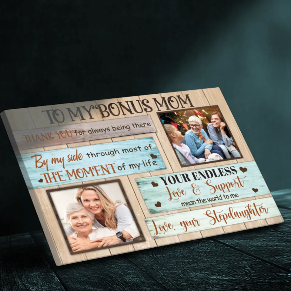 Sending My Mom Big Love: Personalized Mom Canvas Prints at 89Prints