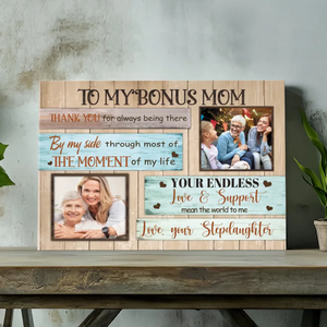 Sending My Mom Big Love: Personalized Mom Canvas Prints at 89Prints