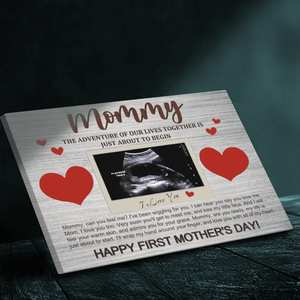 Personalized Canvas Prints for Mom - A Precious First Mother's Day Gift