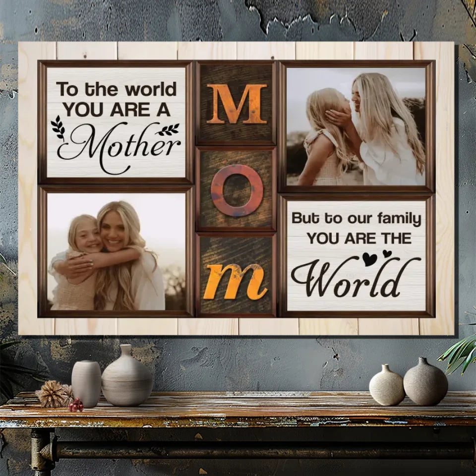 Custom Canvas About Mom: A Personalized Tribute to Mom - 89Prints