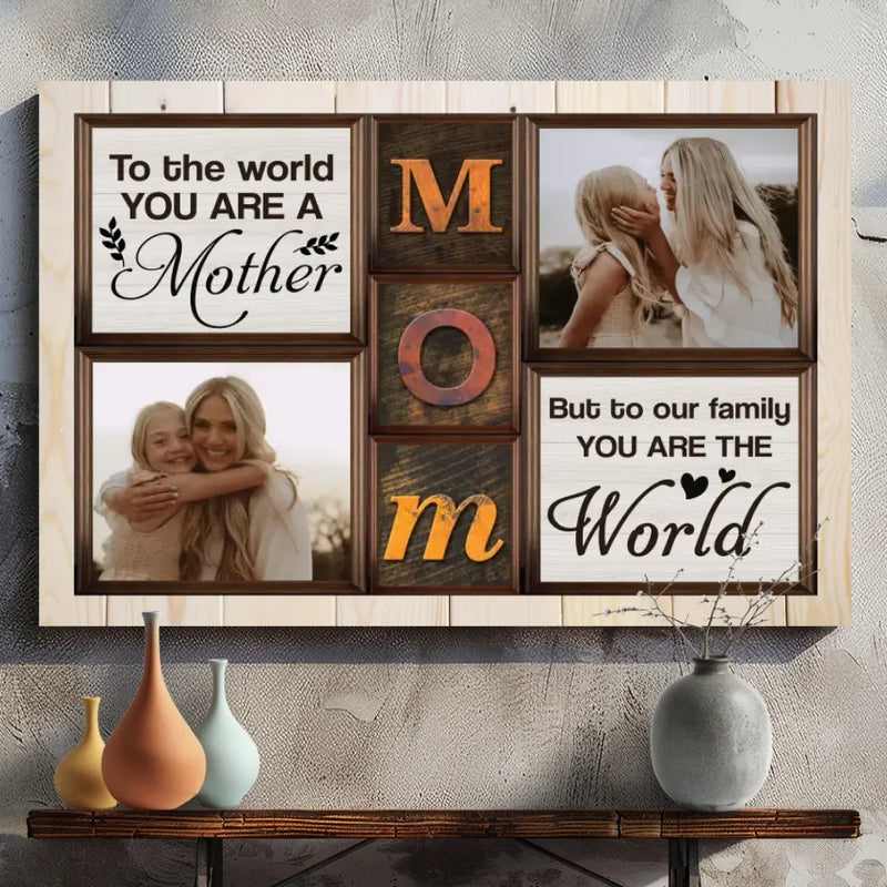 Custom Canvas About Mom: A Personalized Tribute to Mom - 89Prints