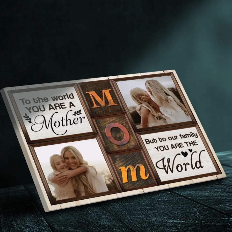 Custom Canvas About Mom: A Personalized Tribute to Mom - 89Prints
