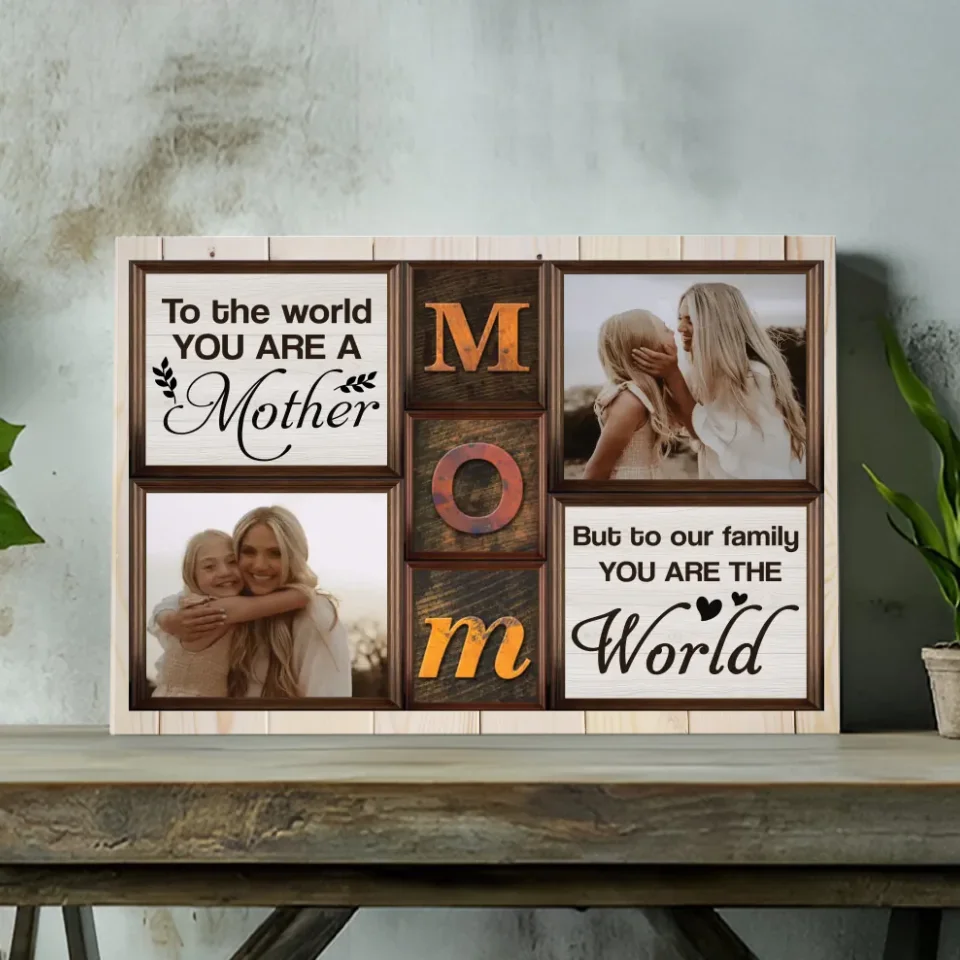 Custom Canvas About Mom: A Personalized Tribute to Mom - 89Prints