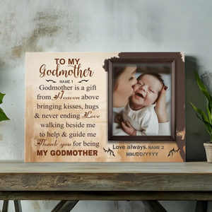 Personalized Canvas Painting: May God always protect and bless you, Mom