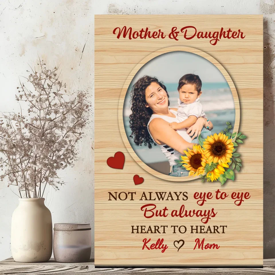 A Mother's Love, A Daughter's Heart: Personalized Canvas 89Prints