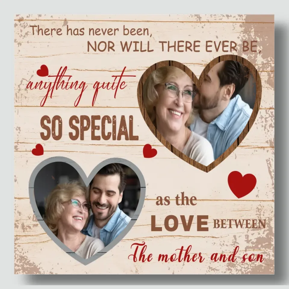 Custom Canvas About Mom: The Eternal Love of Mother and Son