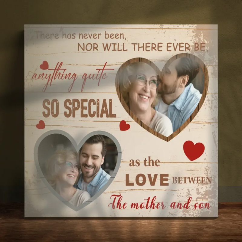 Custom Canvas About Mom: The Eternal Love of Mother and Son